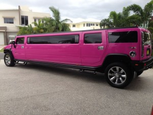 Pink 14 Seater H2 Stretch Hummer Limousine