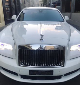 White Rolls Royce Ghost Melbourne